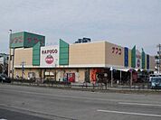 スーパー「ナフコトミダ熱田店まで744m」