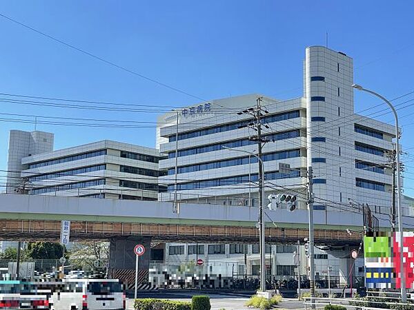 画像7:病院「中京病院まで520m」
