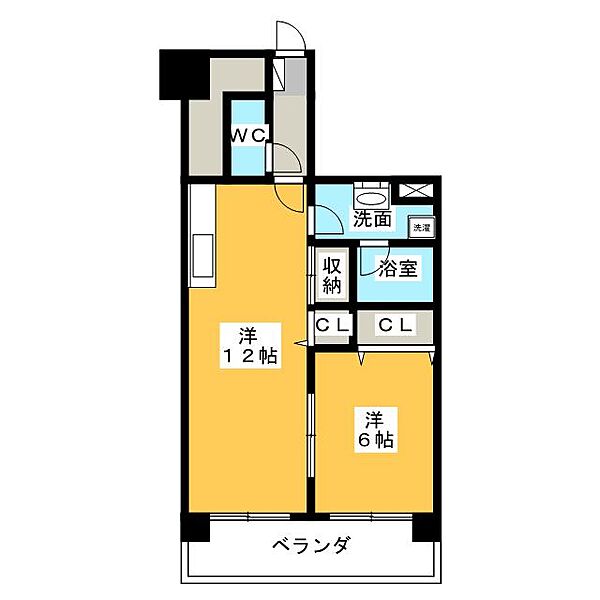 シャンボール日比野 ｜愛知県名古屋市熱田区大宝３丁目(賃貸マンション1LDK・5階・40.90㎡)の写真 その2