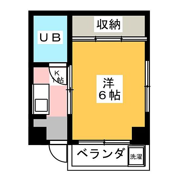 コーポ岡部花塚 ｜愛知県名古屋市中川区花塚町２丁目(賃貸マンション1K・3階・18.20㎡)の写真 その2