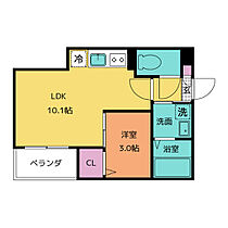 Jack hoshoI 201 ｜ 愛知県名古屋市南区宝生町１丁目24-2（賃貸アパート1LDK・2階・30.85㎡） その2