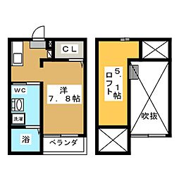 Garuda大同 ワンルームの間取図画像