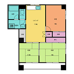 リアライズ道徳 3LDKの間取図画像