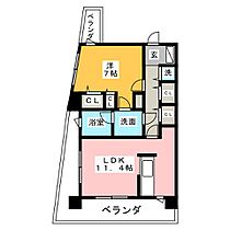 ヴァリエ東別院  ｜ 愛知県名古屋市中区大井町（賃貸マンション1LDK・12階・46.36㎡） その2