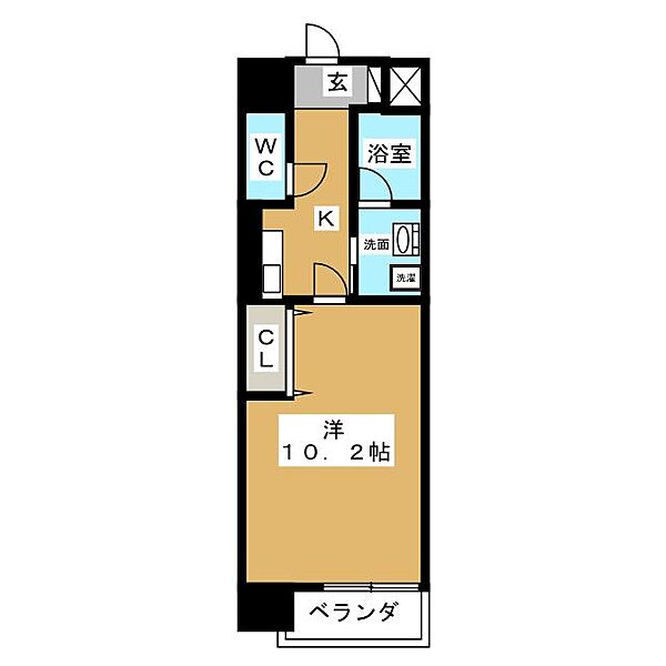 ヒルズ新栄2号館 ｜愛知県名古屋市中区新栄２丁目(賃貸マンション1K・7階・31.52㎡)の写真 その2