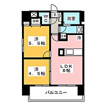 ＹＳ上前津  ｜ 愛知県名古屋市中区千代田２丁目（賃貸マンション2LDK・4階・42.14㎡） その2