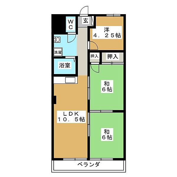 レジデンス大須 ｜愛知県名古屋市中区大須２丁目(賃貸マンション3LDK・4階・57.00㎡)の写真 その2