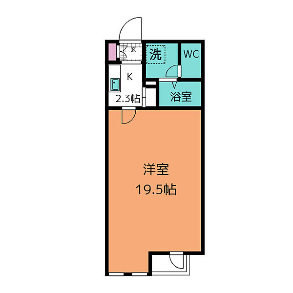 アソシエ東別院 202｜愛知県名古屋市中区大井町(賃貸マンション1K・2階・45.57㎡)の写真 その2