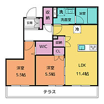 ラルカーサ　レアリゼ 101 ｜ 愛知県名古屋市中区千代田３丁目5-7（賃貸アパート2LDK・1階・55.85㎡） その2