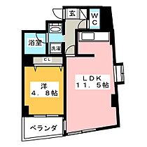 浅井コーポVI  ｜ 愛知県名古屋市中区栄５丁目（賃貸マンション1LDK・5階・41.73㎡） その2