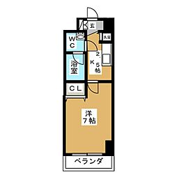 間取図画像 1K