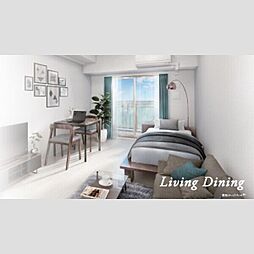 エスリード鶴舞シエスタ 1404 14階1DKのリビング/ダイニング