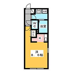 BRANCHECHIYODA ワンルームの間取図画像