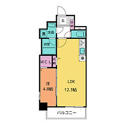 ブルジュ385パークアベニュー 1LDKの間取図画像