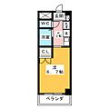 セントラルハイツ安田通4階3.6万円