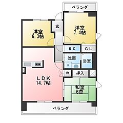 物件の間取り