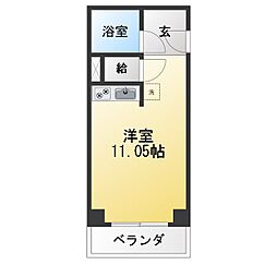ファミール富士見 ワンルームの間取図画像