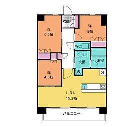 ラフィシア上前津 3LDKの間取図画像