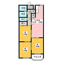 エクセル川本  ｜ 愛知県長久手市井堀（賃貸マンション3LDK・3階・62.10㎡） その2