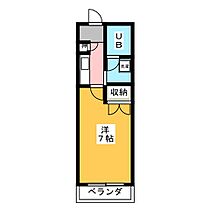 ハイツかなれ  ｜ 愛知県長久手市上川原（賃貸マンション1K・4階・21.46㎡） その2