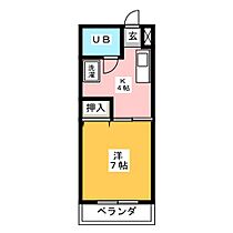 千寿ビル  ｜ 愛知県長久手市戸田谷（賃貸マンション1K・4階・22.98㎡） その2