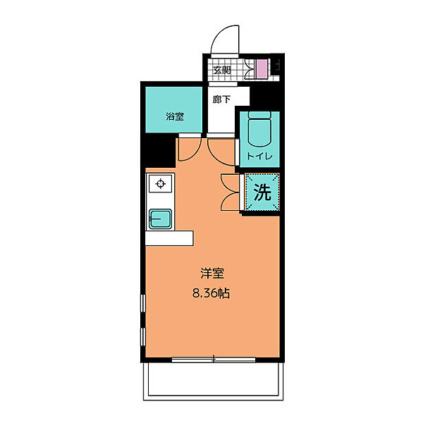 PROXY SQUARE 上社IV(ヨン) 505｜愛知県名古屋市名東区上社３丁目(賃貸マンション1R・5階・21.48㎡)の写真 その2