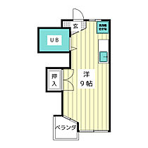 スクエア藤ヶ丘  ｜ 愛知県名古屋市名東区藤が丘（賃貸マンション1R・4階・20.00㎡） その2