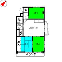 グランドヒル白山  ｜ 愛知県名古屋市守山区白山４丁目（賃貸マンション3LDK・1階・61.05㎡） その2