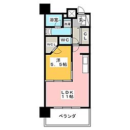 S-RESIDENCE本郷2 1LDKの間取図画像