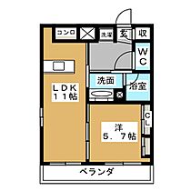 ビブレにししろ  ｜ 愛知県名古屋市守山区西城２丁目（賃貸マンション1LDK・4階・42.80㎡） その2