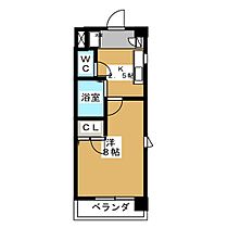 サンキ　アソシエ  ｜ 愛知県名古屋市守山区長栄（賃貸マンション1K・2階・24.80㎡） その2