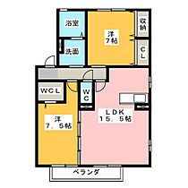 サンパーク・白沢  ｜ 愛知県名古屋市守山区川北町（賃貸アパート2LDK・1階・68.72㎡） その2