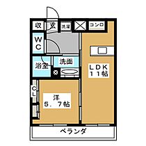 ビブレにししろ  ｜ 愛知県名古屋市守山区西城２丁目（賃貸マンション1LDK・5階・42.80㎡） その2