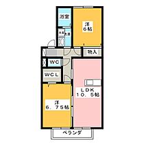 プルミエ慶  ｜ 愛知県名古屋市守山区笹ヶ根１丁目（賃貸アパート2LDK・2階・55.20㎡） その2