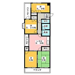 ロワールパーク 4LDKの間取図画像