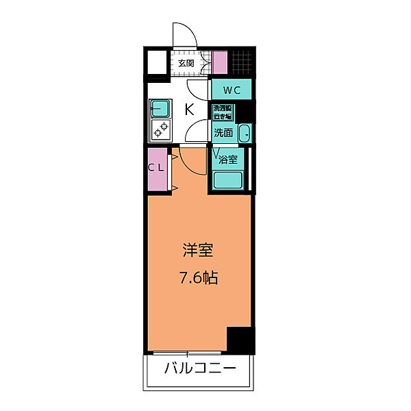 NEUA　NARUMI 208｜愛知県名古屋市緑区鳴海町字上汐田(賃貸マンション1K・2階・25.57㎡)の写真 その2