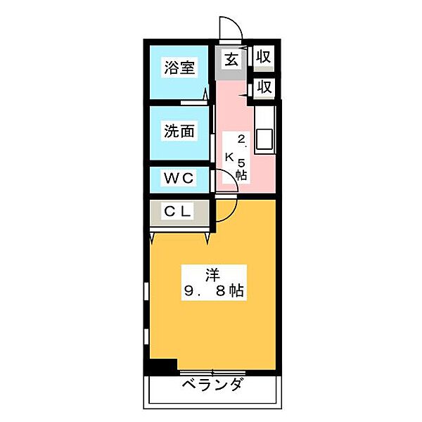 カネサ・プラシード ｜愛知県名古屋市緑区大根山１丁目(賃貸マンション1K・1階・31.70㎡)の写真 その2