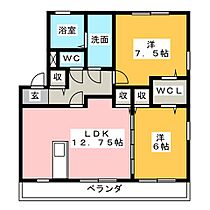 ファミイユ　C棟  ｜ 愛知県名古屋市緑区清水山１丁目（賃貸アパート2LDK・1階・63.95㎡） その2