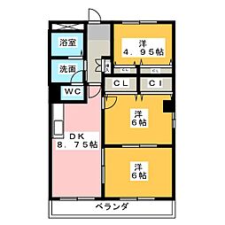 🉐敷金礼金0円！🉐サンパレス緑ヶ丘　Ｂ棟