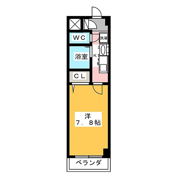 グランダリュール ｜愛知県名古屋市港区小賀須１丁目(賃貸マンション1K・7階・24.92㎡)の写真 その2