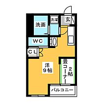 Ｍｉｒａｉｌｅ  ｜ 愛知県名古屋市港区正徳町２丁目（賃貸アパート1R・3階・25.31㎡） その2