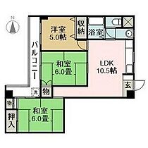 川間ホーメストハイツ  ｜ 愛知県名古屋市港区川間町３丁目（賃貸マンション3LDK・2階・55.77㎡） その2