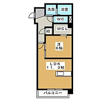 コンフォルト  ｜ 愛知県名古屋市港区当知３丁目（賃貸マンション1LDK・2階・46.17㎡） その2