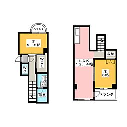 ウィペット・スクエア 2LDKの間取図画像