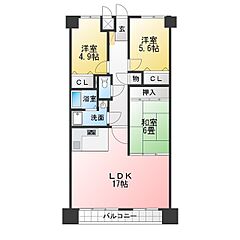 物件の間取り