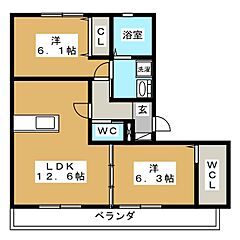 物件の間取り