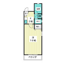 クリーンヒルズ  ｜ 愛知県名古屋市名東区よもぎ台２丁目（賃貸マンション1K・2階・26.10㎡） その2