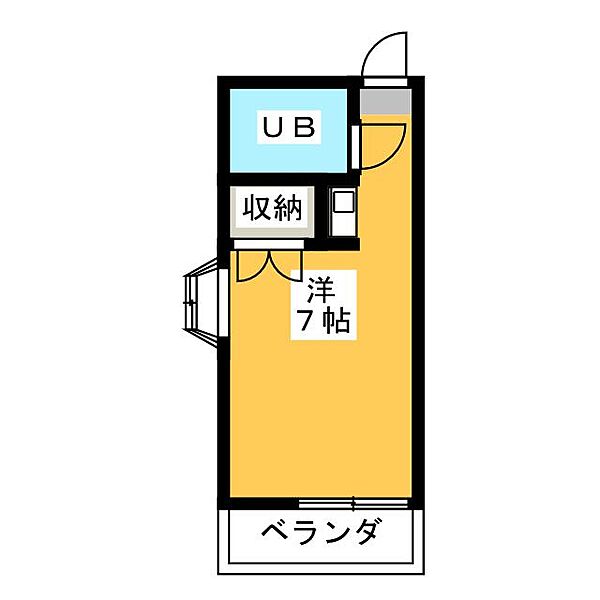 アールズコート第2 ｜愛知県名古屋市名東区八前２丁目(賃貸アパート1R・2階・17.05㎡)の写真 その2