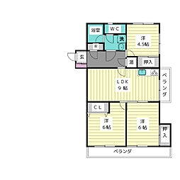 間取図画像 3LDK