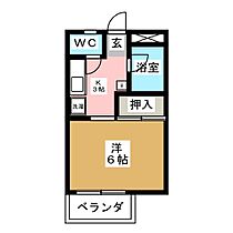 シャトー新樹  ｜ 愛知県長久手市蟹原（賃貸マンション1K・2階・21.09㎡） その2